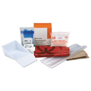 First Aid Only™ Bbp Spill Cleanup Kit, 3.625" X 4.312" X 2.25" freeshipping - TVN Wholesale